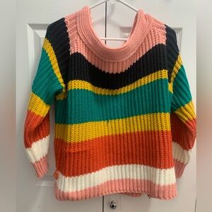 Bright Color block sweater!